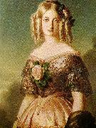 Franz Xaver Winterhalter the duchesse d' aumale oil painting reproduction